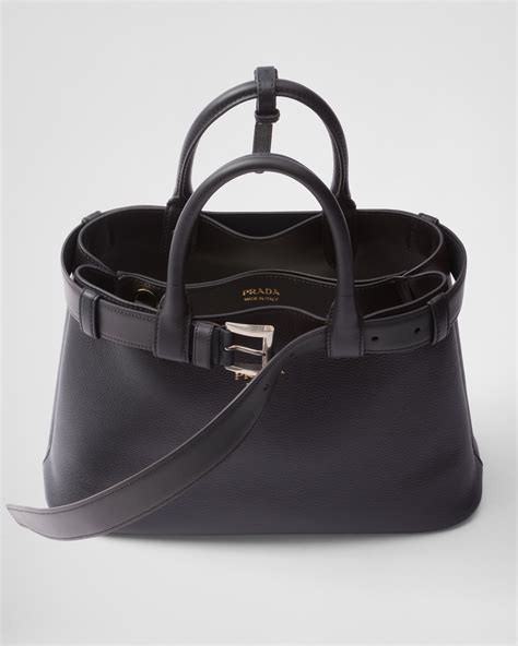 prada buckle medium leather handbag with belt|The Prada Buckle Bag Continues to Shine .